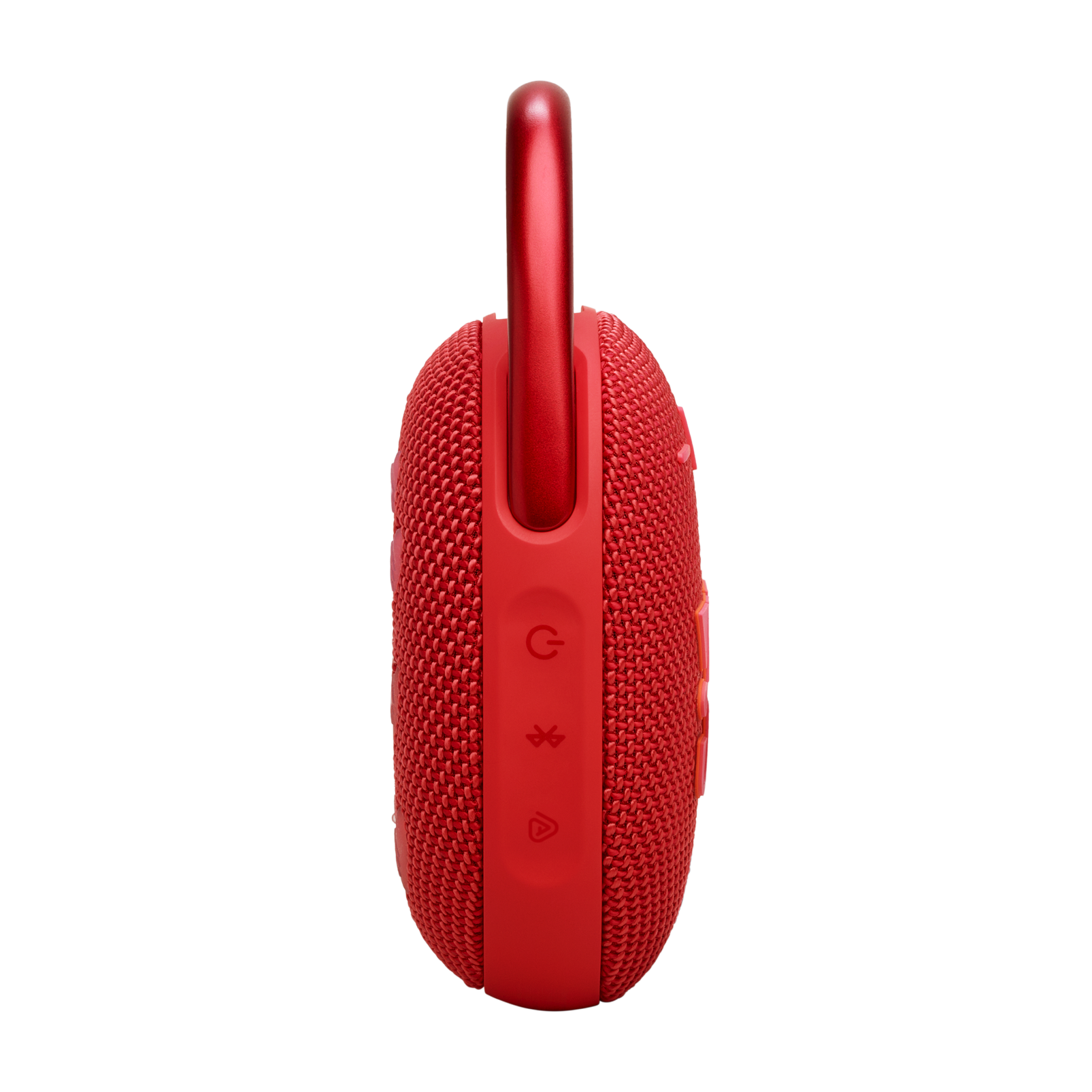 Bocina portátil JBL clip5 color rojo resistente al agua y polvo